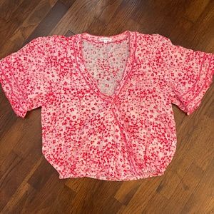 Poupette St Barths Pink Blossom Blouse
